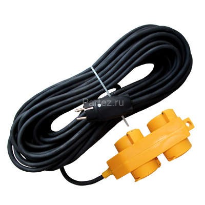 Удлинитель-шнур 4х10м с заземл. 16А IP44 У16-040 КГ 3х1.5 с защ. крышкой UNIVersal 9634131