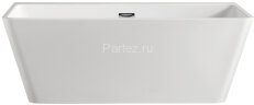 Ванна акриловая Azario OXFORD 1700х830х650, пристенная, в комплекте с сифоном и металлической рамой 