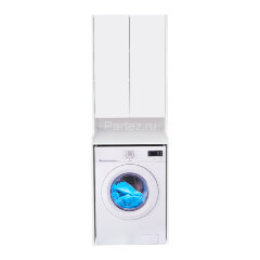 Шкаф для стиральной машины AQUATON ЛОНДРИ 60 белый глянец (1A260503LH010)