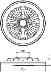 Потолочная люстра Mantra 7862