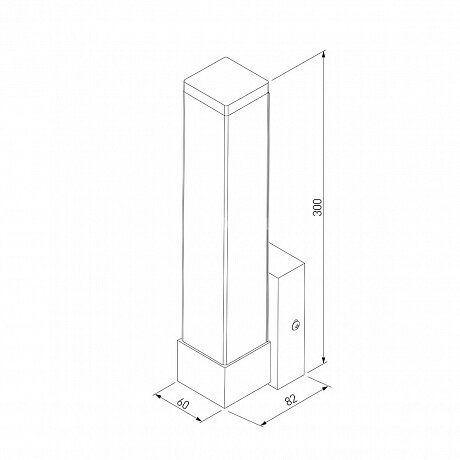 Бра Elektrostandard MRL LED 1110 хром