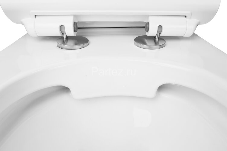 Унитаз-компакт Azario CORSA 630x380x830 напольный, безободковый с бачком и сиденьем микролифт (AZ-20