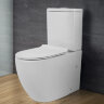 Унитаз-компакт Azario CORSA 630x380x830 напольный, безободковый с бачком и сиденьем микролифт (AZ-20