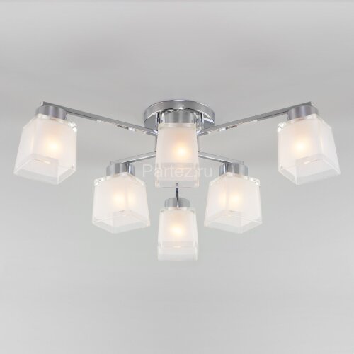 Потолочная люстра Eurosvet 30162/6 хром