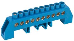 Шина нулевая в комб. DIN-изол. &quot;Стойка&quot; ШНИ-8х12-10-КС-С IEK YNN10-812-10DP-K07