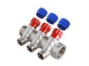 Коллектор с регулирующими вентилями 3/4"х4х1/2"НР VALTEC