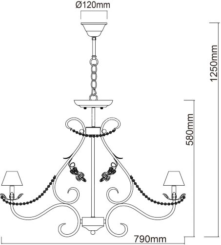 Подвесная люстра Chiaro 299011608