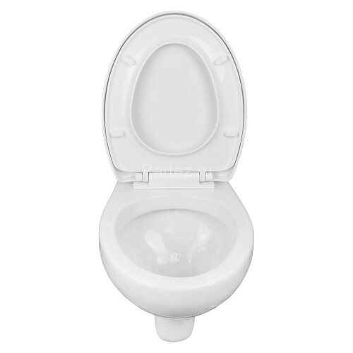 Унитаз подвесной Azario STELLA 370х400х550 ободковый, с быстросъемным сидением микролифт, белый (AZ-