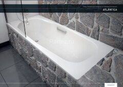 Ванна стальная BLB ATLANTICA HG 180х80, с отверстиями для ручек