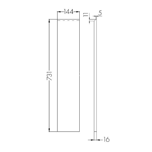 Фасад для тумбы Aquaton Лондри 20 Дуб Рустикальный (1A275001LHDR0)
