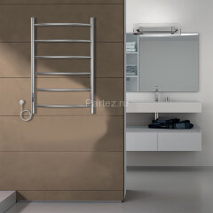 Полотенцесушитель электрический AZARIO VERONA 500/800 6 секций, диммер слева, хром (AZ04758)