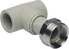 Тройник с накидной гайкой PPR 25х1" Ekoplastik