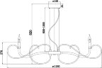 Подвесная люстра Maytoni MOD051PL-09TR