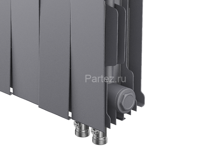 Радиатор Royal Thermo PianoForte 200 /Silver Satin - 14 секц. VDR