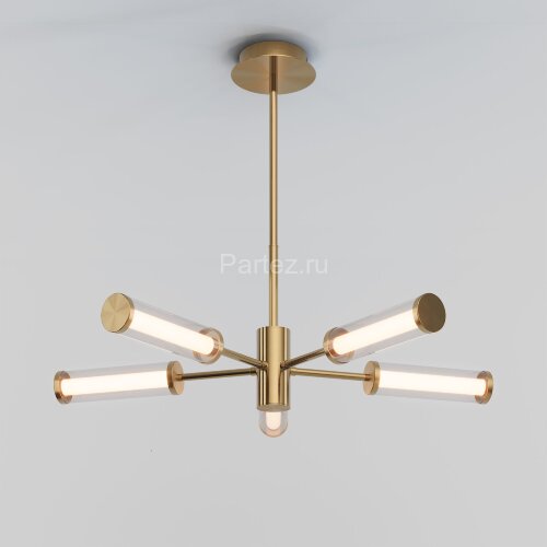 Потолочная люстра Eurosvet 50386/5 LED латунь
