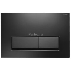 Кнопка смыва AZARIO NEW двойная, пластик, черный матовый (AZ-015.04)