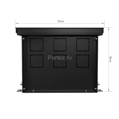 Конвектор внутрипольный Royal Thermo ATRIUM-190/250/2400-DG-U-BL
