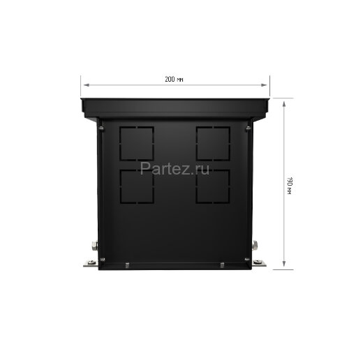 Конвектор внутрипольный Royal Thermo ATRIUM-190/200/2000-DG-U-DB