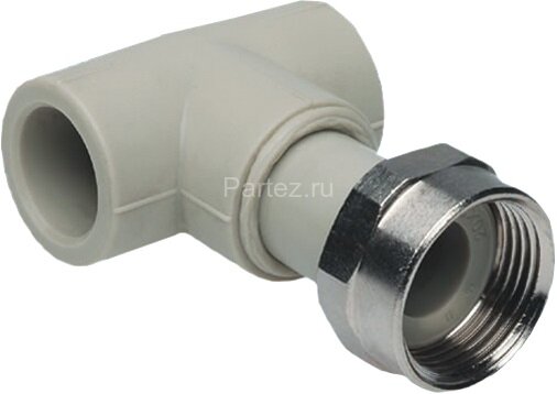 Тройник с накидной гайкой PPR 32х1" Ekoplastik