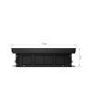 Конвектор внутрипольный Royal Thermo ATRIUM-75/250/2400-DG-U-BL