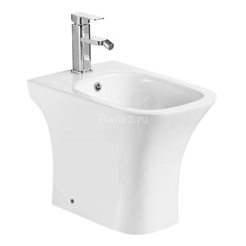 Биде напольное Azario FRETTA SQUARE Размер 525х340х400 мм., белый