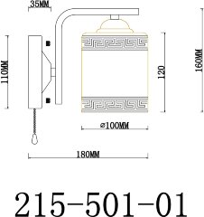 Бра Velante 215-501-01