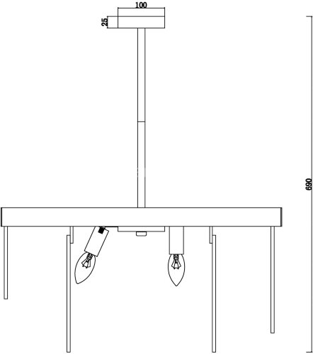 Потолочная люстра Freya FR5104PL-08BS3