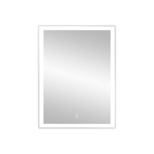 Зеркало AZARIO Havana 600х800 с подсветкой, сенсорный выключатель с функцией диммера, алюминиевая ра