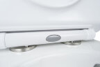 Унитаз-компакт AZARIO FRETTA ROUND 650x340x790 напольный, безободковый, в комплекте с бачком и сиден