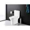 Унитаз-компакт AZARIO FRETTA ROUND 650x340x790 напольный, безободковый, в комплекте с бачком и сиден