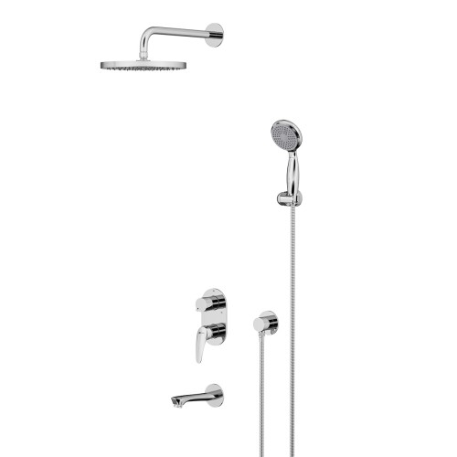 Смеситель Lemark Linara LM0422C для ванны и душа, встраиваемый