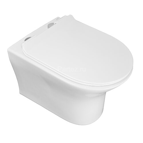 Сет AZARIO инсталляция + унитаз Fretta Round подвесной, с быстросъемным сиденьем микролифт (AZ-8010-