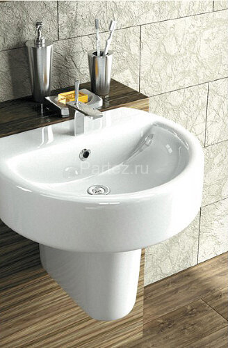 Полупьедестал для раковины Sanita Luxe Best Luxe белый (BSTSLSP01)