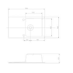 Кухонная мойка AQUATON Верона, графит (1A710032VR210)