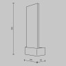 Настенный светильник Maytoni MOD318WL-L3CH3K