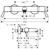 Hansgrohe 13115000 Термостат для ванны Ecostat Comfort Care, ВМ, 1/2