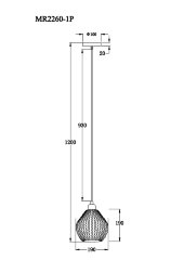 Подвесной светильник MyFar MR2260-1P