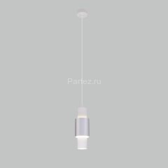 Подвесной светильник Eurosvet 50204/1 LED белый / серебро