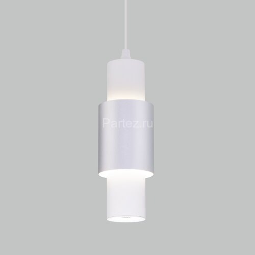 Подвесной светильник Eurosvet 50204/1 LED белый / серебро