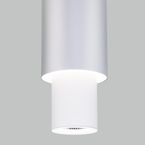 Подвесной светильник Eurosvet 50204/1 LED белый / серебро