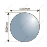 Зеркало с LED-подсветкой MELANA-600 (MLN-LED088)