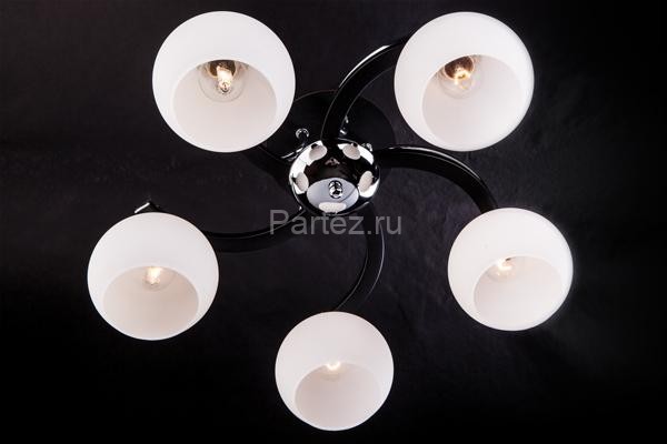 Потолочная люстра Eurosvet 9654/5 хром / венге