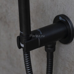 Смеситель Lemark Solo LM7171BL с гигиеническим душем, встраиваемый