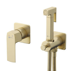 Смеситель Lemark Ursus LM7219BG с гигиеническим душем встраиваемый