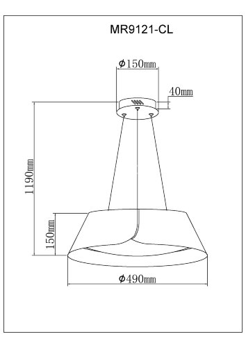 Потолочный светильник MyFar MR9121-CL