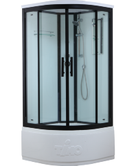 Timo Standart T-6690 Black душевая кабина (90*90*220), шт