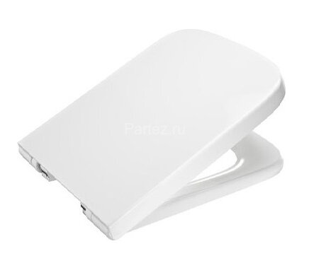 Крышка-сиденье для унитаза Haro Куад микролифт, стальное быстросъемное крепление с эксцетриком, бело