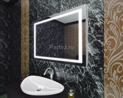 Зеркало AZARIO Alysa 1000х700 с подсветкой, сенсорный выключатель с функцией диммера (AZ-Z-047CS)