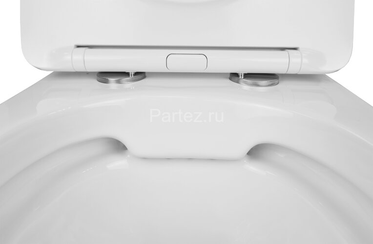 Унитаз подвесной Azario Gloria 480х370х360 безободковый, с быстросъемным сиденьем микролифт (AZ-2003