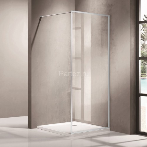 Душевая перегородка Azario RICHMOND Walk-in 1000х2000 прозрачное стекло, цвет профиля серебро (AZ-NAG 6310 1000)